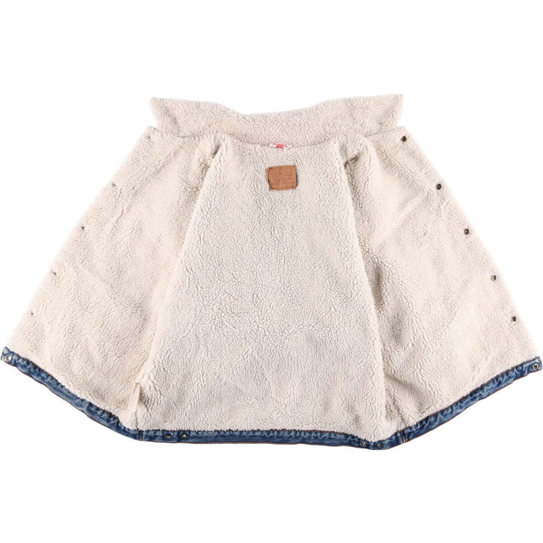 Vintage 1980'S Levi's 70608-0219 denim jacket, men's size XL cotton blue type Vintage Second Hand