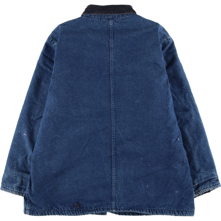 90'S Dickies denim coveralls, men's size XXL, vintage unclear navy blue type Vintage Second Hand