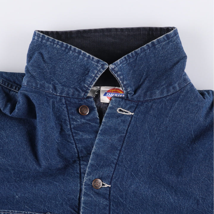 90'S Dickies denim coveralls, men's size XXL, vintage unclear navy blue type Vintage Second Hand