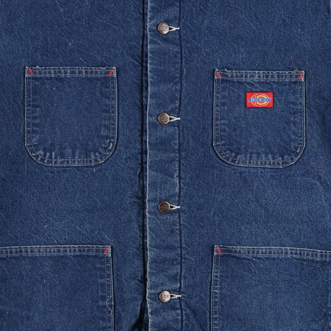 90'S Dickies denim coveralls, men's size XXL, vintage unclear navy blue type Vintage Second Hand