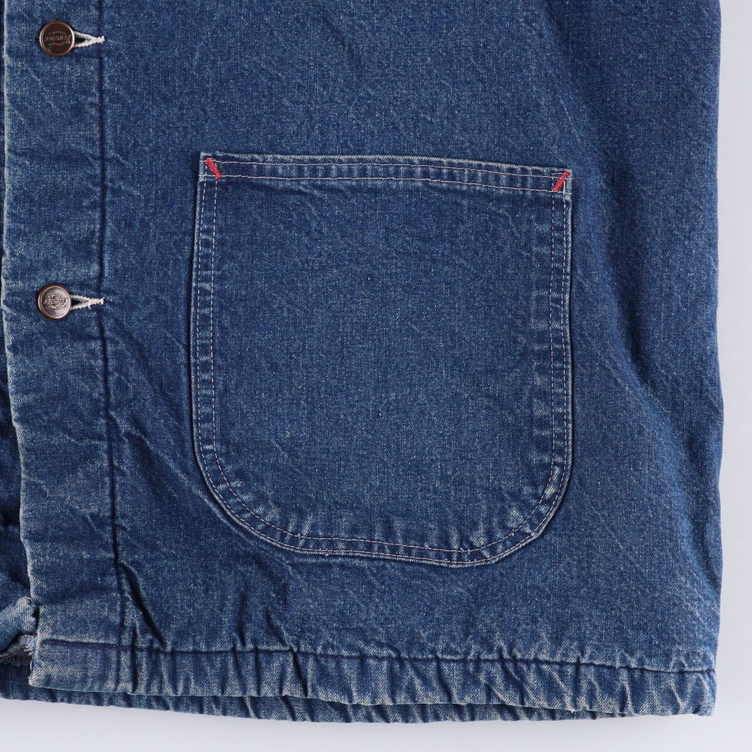 90'S Dickies denim coveralls, men's size XXL, vintage unclear navy blue type Vintage Second Hand