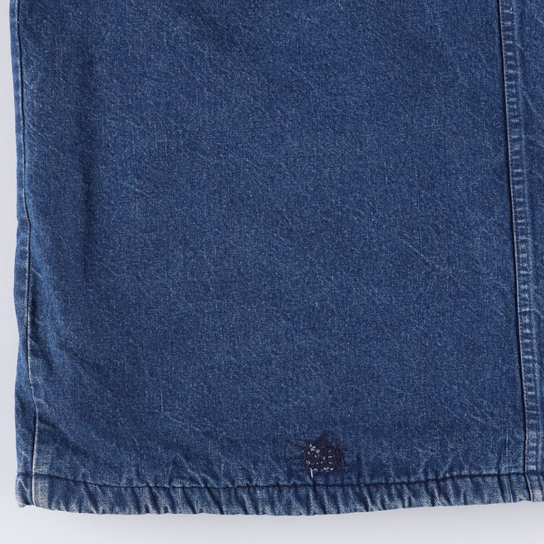 90'S Dickies denim coveralls, men's size XXL, vintage unclear navy blue type Vintage Second Hand