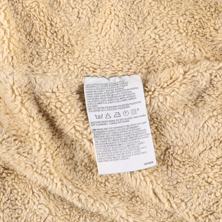 2000'S Levi's 71550-0487 Euro Model Denim Boa Jacket, Men's Size Medium cotton blue type Vintage Second Hand