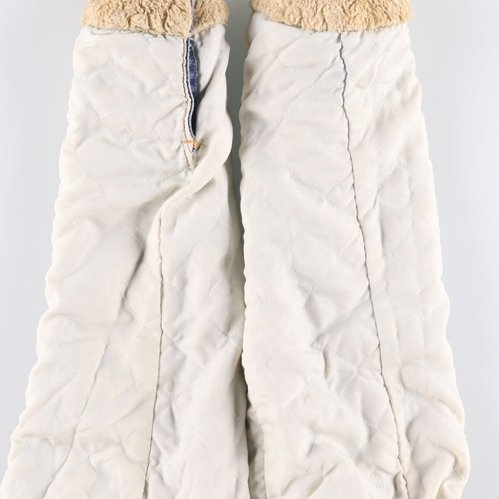 2000'S Levi's 71550-0487 Euro Model Denim Boa Jacket, Men's Size Medium cotton blue type Vintage Second Hand