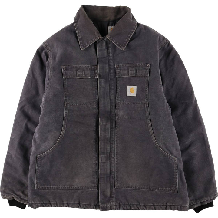 Carhartt Traditional Padded Duck Work Jacket, Men's Size L unclear gray type Vintage Second Hand