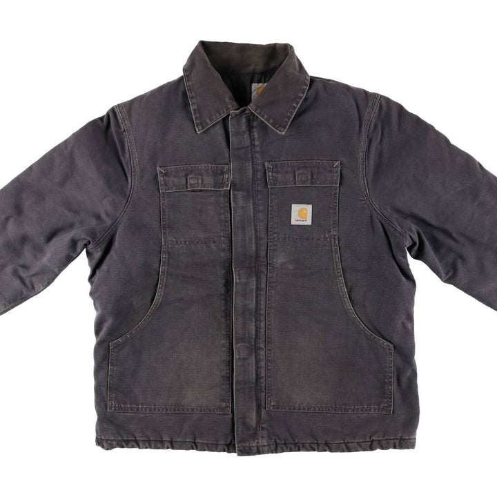 Carhartt Traditional Padded Duck Work Jacket, Men's Size L unclear gray type Vintage Second Hand