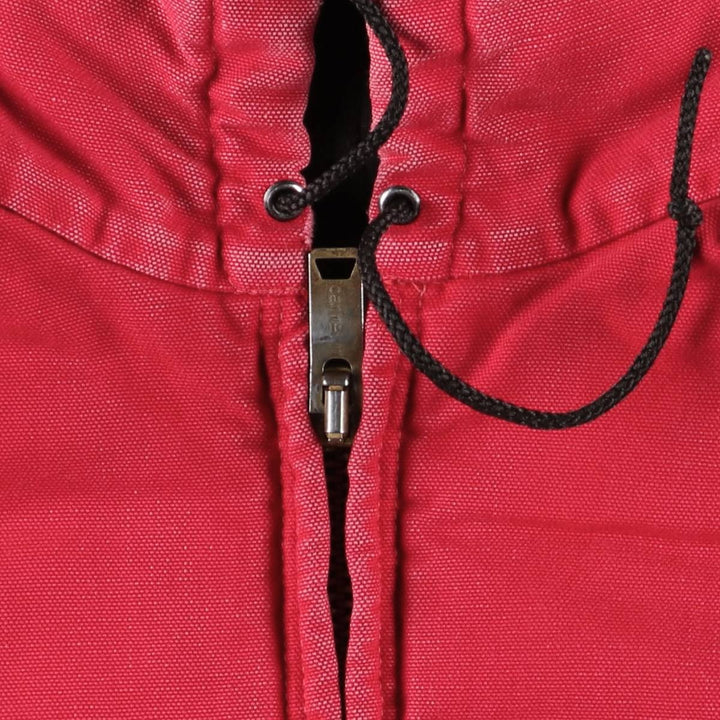 Carhartt Active Jacket Duck Full Zip Hoodie Men's XL unclear red type Vintage Second Hand