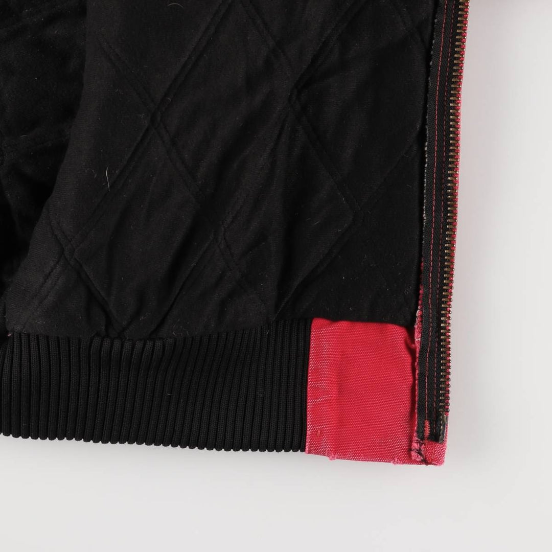 Carhartt Active Jacket Duck Full Zip Hoodie Men's XL unclear red type Vintage Second Hand