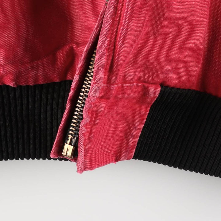 Carhartt Active Jacket Duck Full Zip Hoodie Men's XL unclear red type Vintage Second Hand