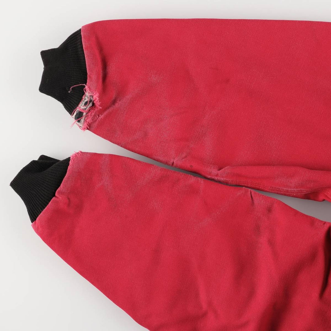 Carhartt Active Jacket Duck Full Zip Hoodie Men's XL unclear red type Vintage Second Hand
