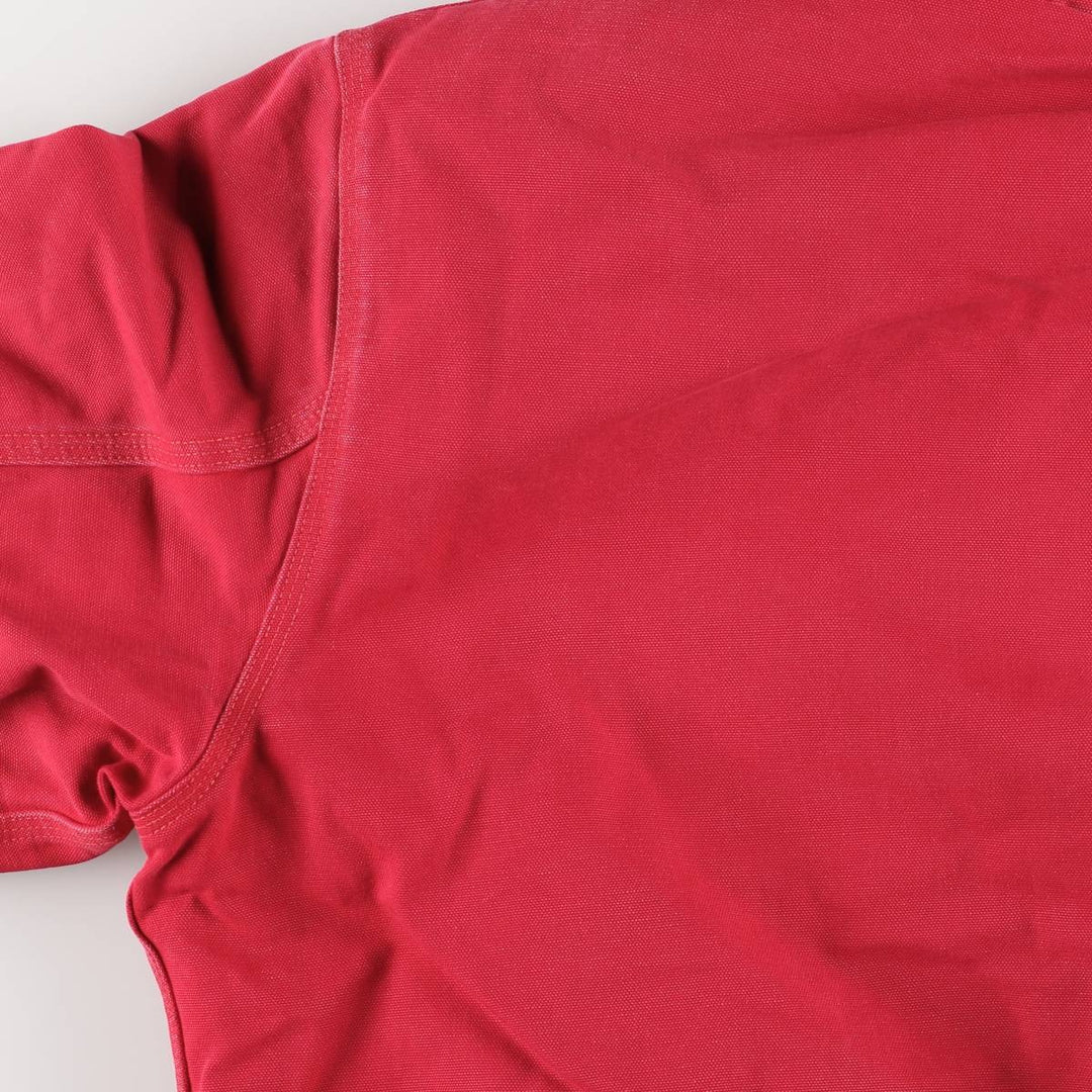 Carhartt Active Jacket Duck Full Zip Hoodie Men's XL unclear red type Vintage Second Hand