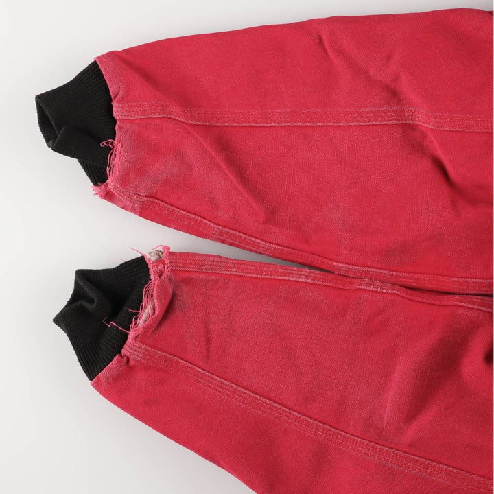 Carhartt Active Jacket Duck Full Zip Hoodie Men's XL unclear red type Vintage Second Hand