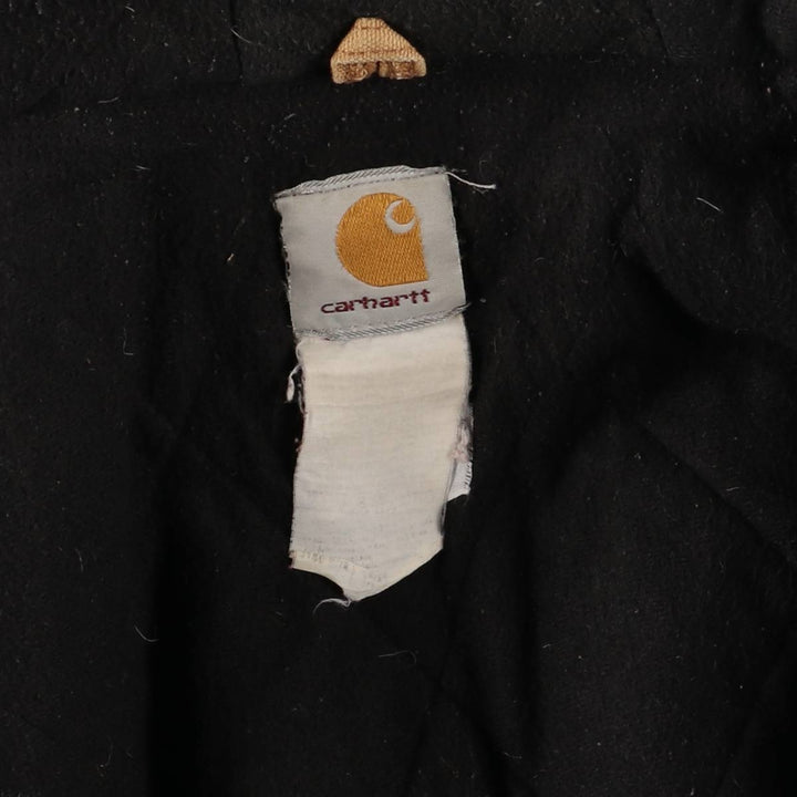 Carhartt Padded Active Jacket, Duck Full Zip Hoodie, Men's Size L unclear beige type brown Vintage Second Hand