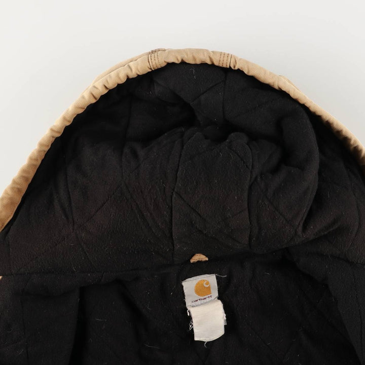 Carhartt Padded Active Jacket, Duck Full Zip Hoodie, Men's Size L unclear beige type brown Vintage Second Hand