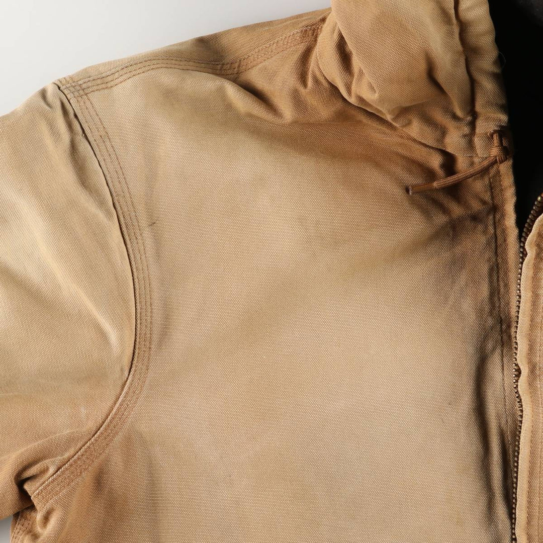 Carhartt Padded Active Jacket, Duck Full Zip Hoodie, Men's Size L unclear beige type brown Vintage Second Hand