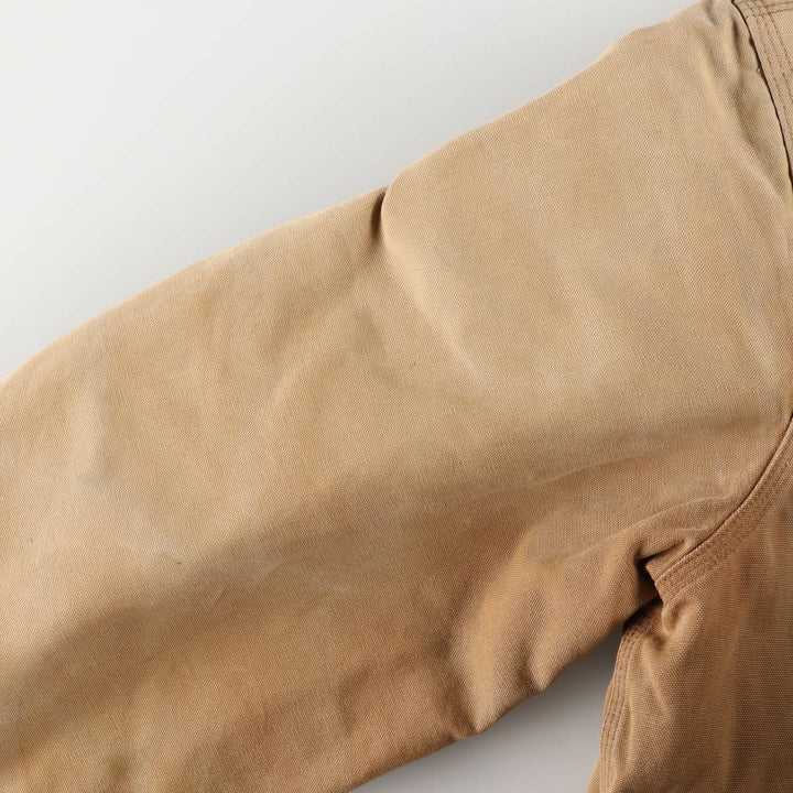 Carhartt Padded Active Jacket, Duck Full Zip Hoodie, Men's Size L unclear beige type brown Vintage Second Hand
