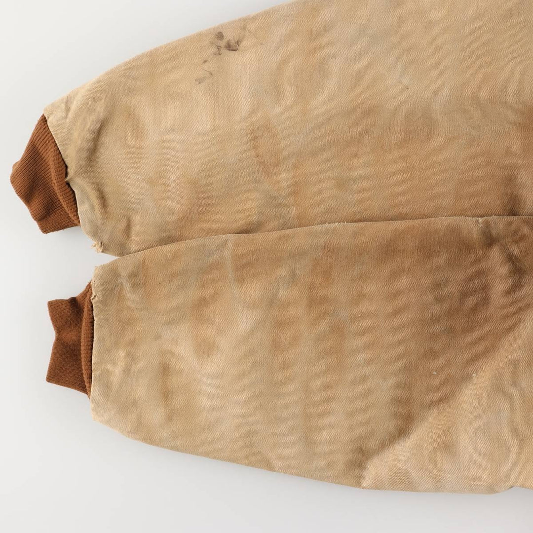 Carhartt Padded Active Jacket, Duck Full Zip Hoodie, Men's Size L unclear beige type brown Vintage Second Hand