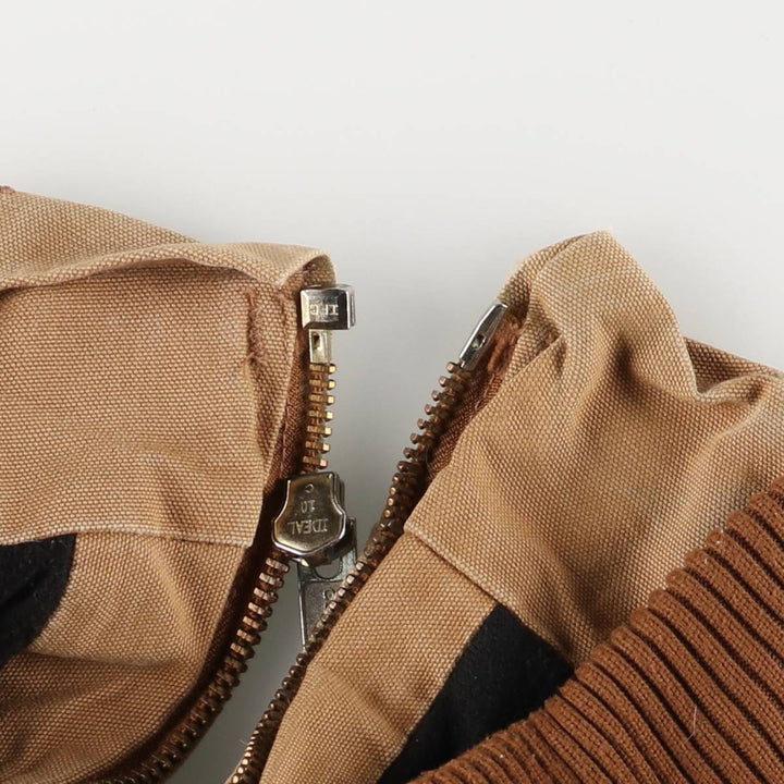 Carhartt Padded Active Jacket, Duck Full Zip Hoodie, Men's Size L unclear beige type brown Vintage Second Hand