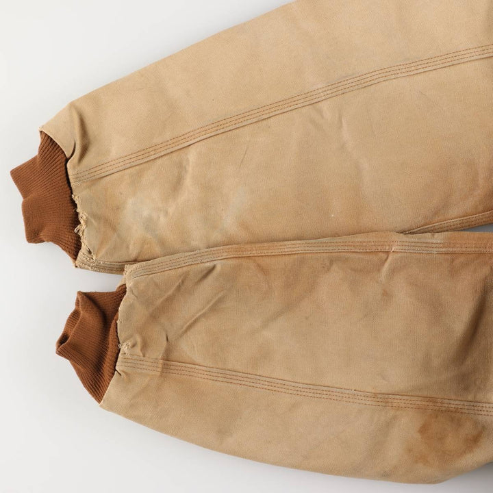 Carhartt Padded Active Jacket, Duck Full Zip Hoodie, Men's Size L unclear beige type brown Vintage Second Hand