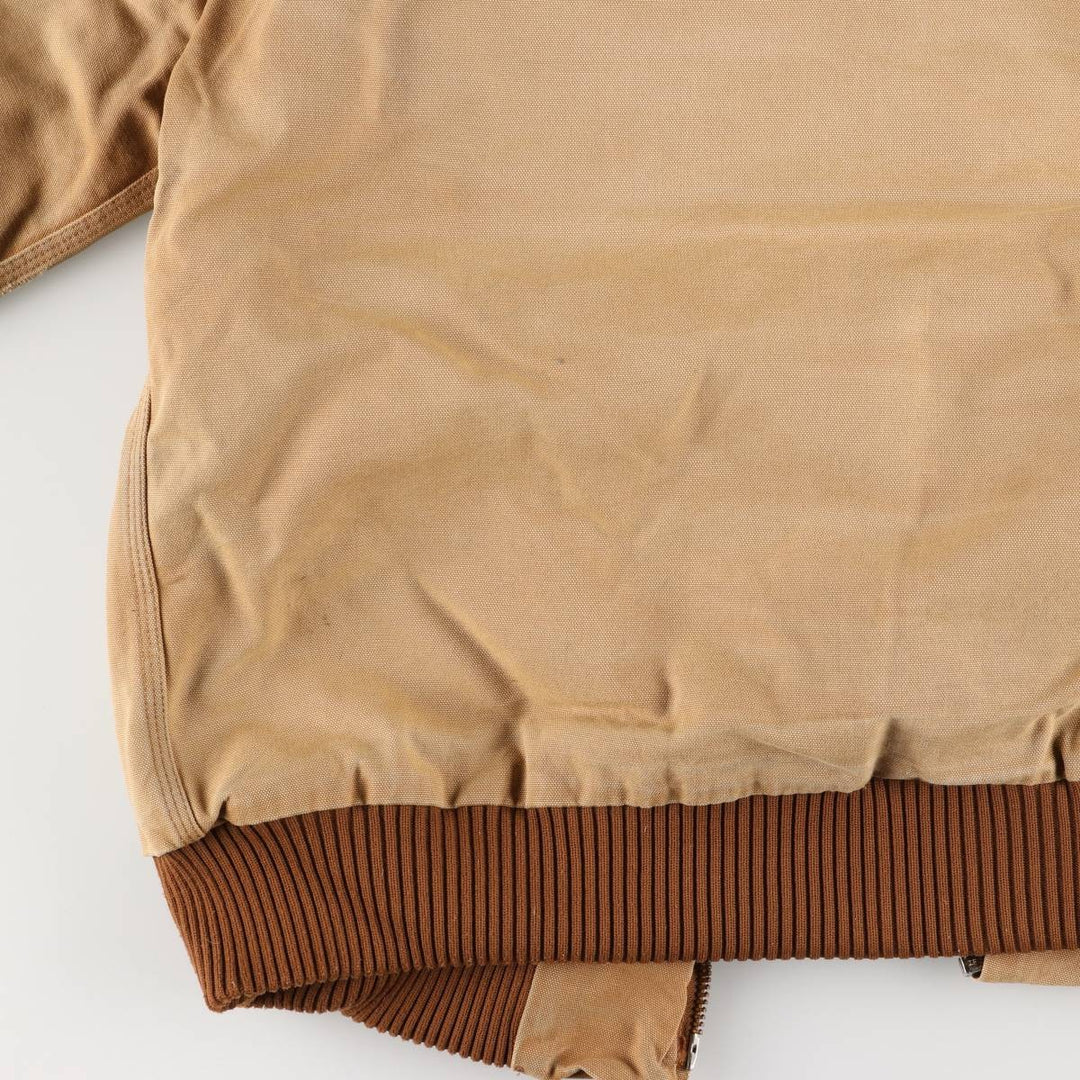 Carhartt Padded Active Jacket, Duck Full Zip Hoodie, Men's Size L unclear beige type brown Vintage Second Hand