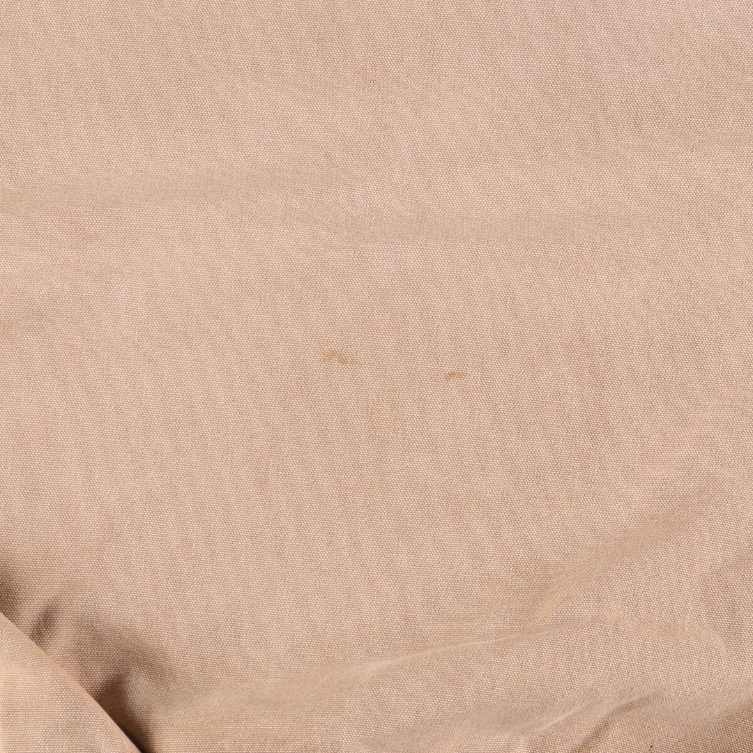 Carhartt Active Jacket Duck Full Zip Hoodie Men's L size unclear beige type brown Vintage Second Hand