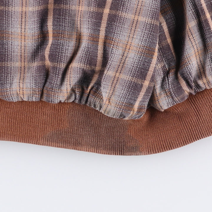 Carhartt Active Jacket Duck Full Zip Hoodie Men's L size unclear beige type brown Vintage Second Hand