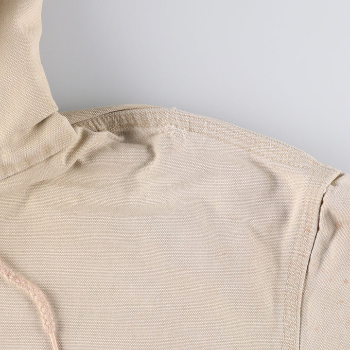 Carhartt Active Jacket Duck Full Zip Hoodie Men's XL unclear Beige type Vintage Second Hand