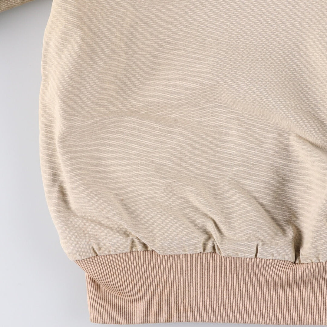 Carhartt Active Jacket Duck Full Zip Hoodie Men's XL unclear Beige type Vintage Second Hand