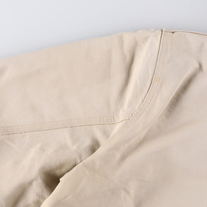 Carhartt Active Jacket Duck Full Zip Hoodie Men's XL unclear Beige type Vintage Second Hand