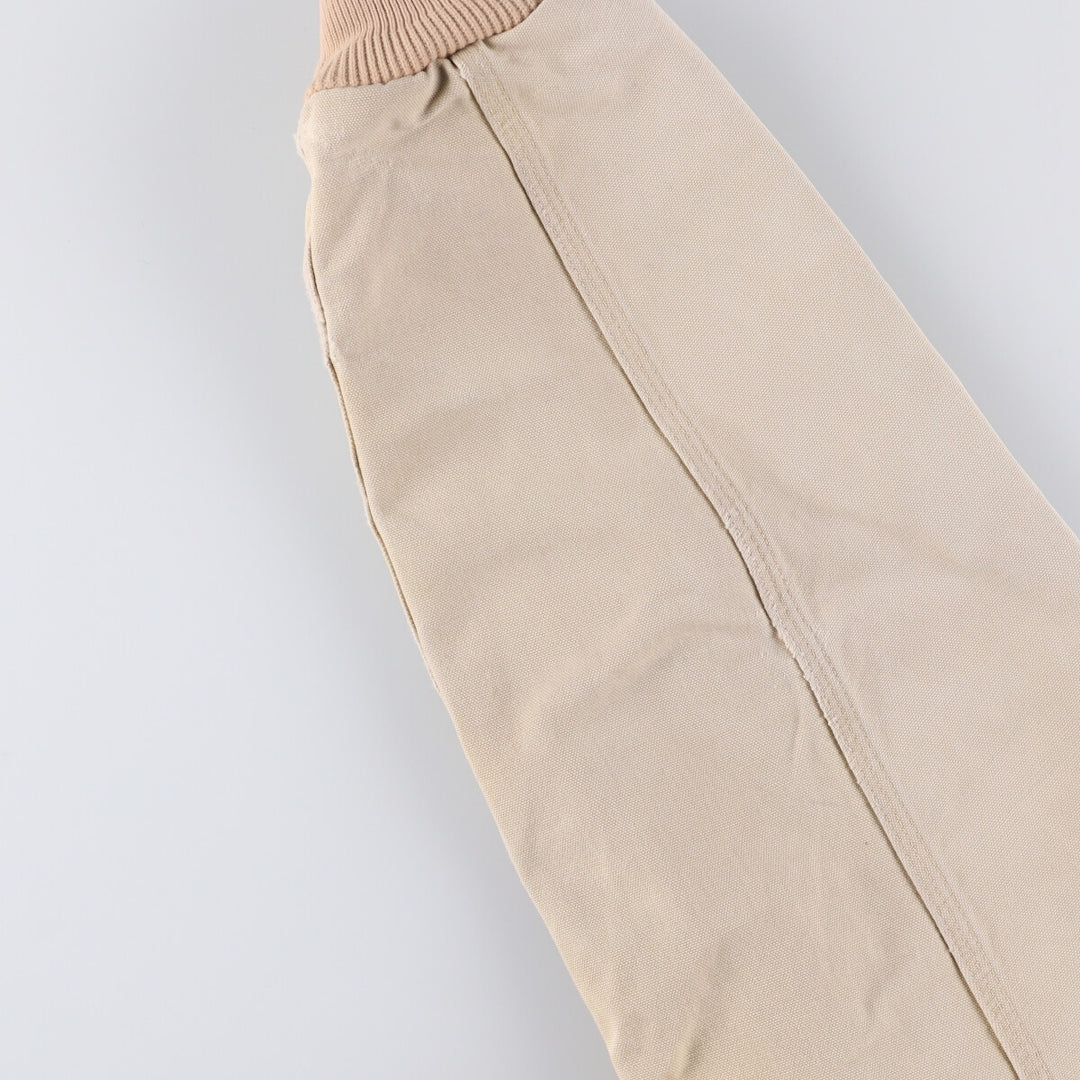 Carhartt Active Jacket Duck Full Zip Hoodie Men's XL unclear Beige type Vintage Second Hand