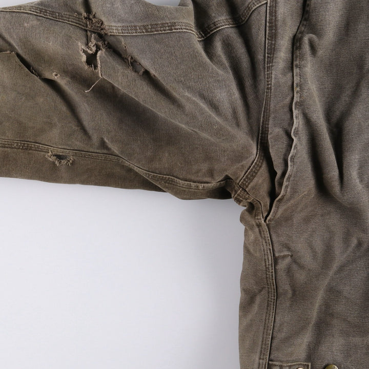 2000'S Carhartt Traditional Padded Duck Work Jacket, Made in USA, Men's Size XL cotton gray type Vintage Second Hand