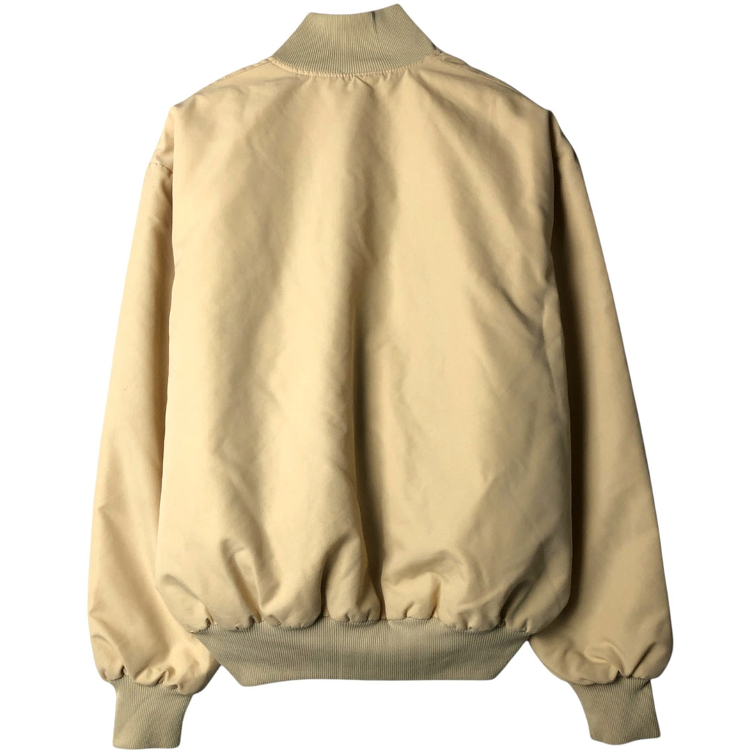Vintage 1980s-1990'S Richard A. Leslie Birdie padded puffer jacket, made in the USA, men's size XL unclear Beige type Vintage Second Hand