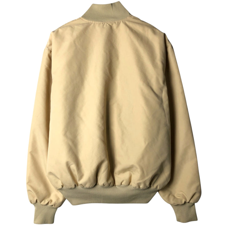 Vintage 1980s-1990'S Richard A. Leslie Birdie padded puffer jacket, made in the USA, men's size XL unclear Beige type Vintage Second Hand