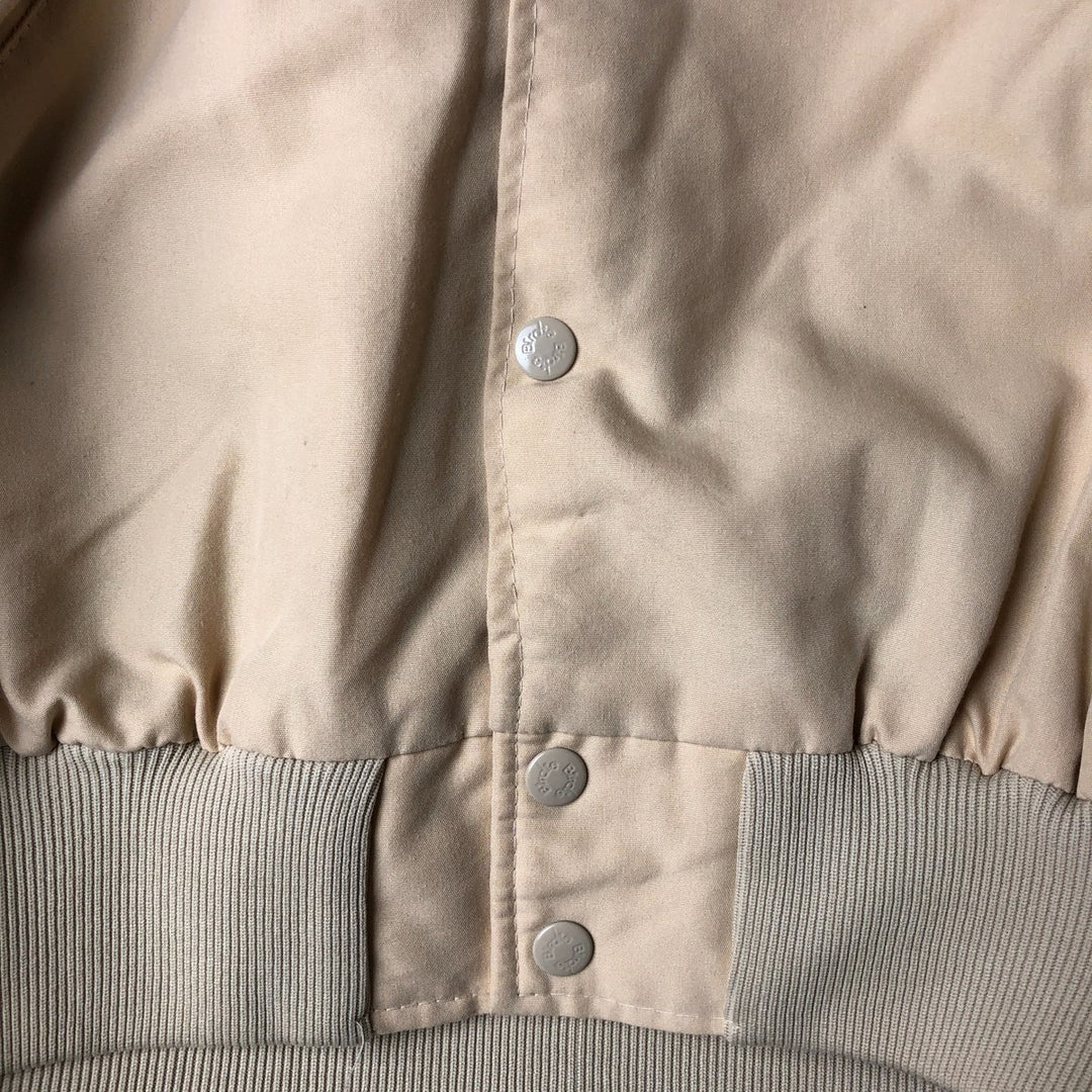 Vintage 1980s-1990'S Richard A. Leslie Birdie padded puffer jacket, made in the USA, men's size XL unclear Beige type Vintage Second Hand