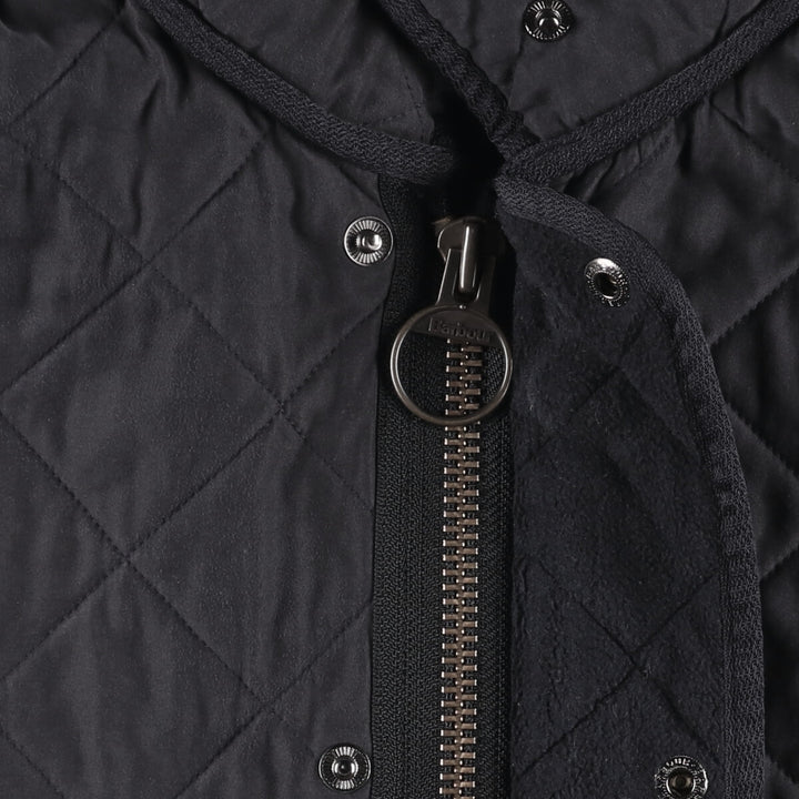 2000s~ Barbour Micrafiber Polar Quilt 3-Warrant Quilted Jacket, Men's Size Medium polyester black type Vintage Second Hand