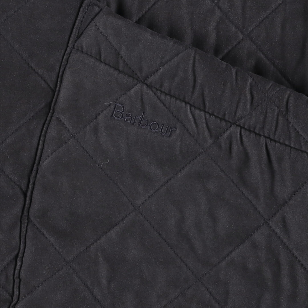 2000s~ Barbour Micrafiber Polar Quilt 3-Warrant Quilted Jacket, Men's Size Medium polyester black type Vintage Second Hand