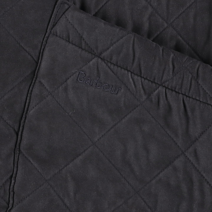 2000s~ Barbour Micrafiber Polar Quilt 3-Warrant Quilted Jacket, Men's Size Medium polyester black type Vintage Second Hand