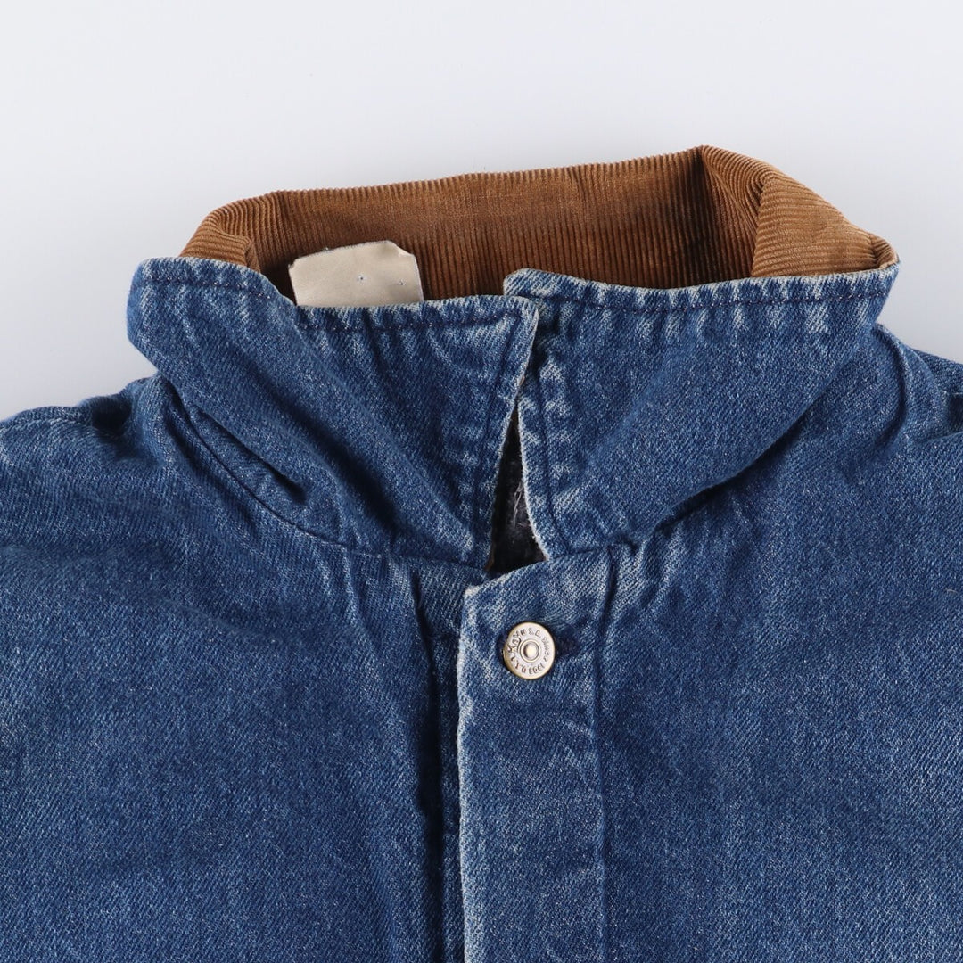 Vintage 70'S Key denim coveralls, men's size XL unclear blue type Vintage Second Hand