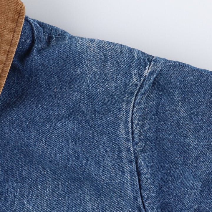 Vintage 70'S Key denim coveralls, men's size XL unclear blue type Vintage Second Hand