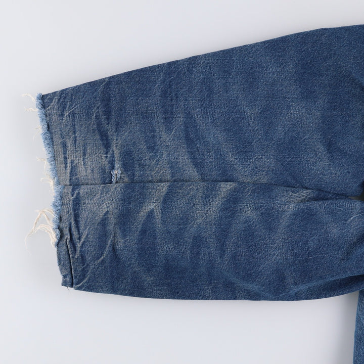 Vintage 70'S Key denim coveralls, men's size XL unclear blue type Vintage Second Hand