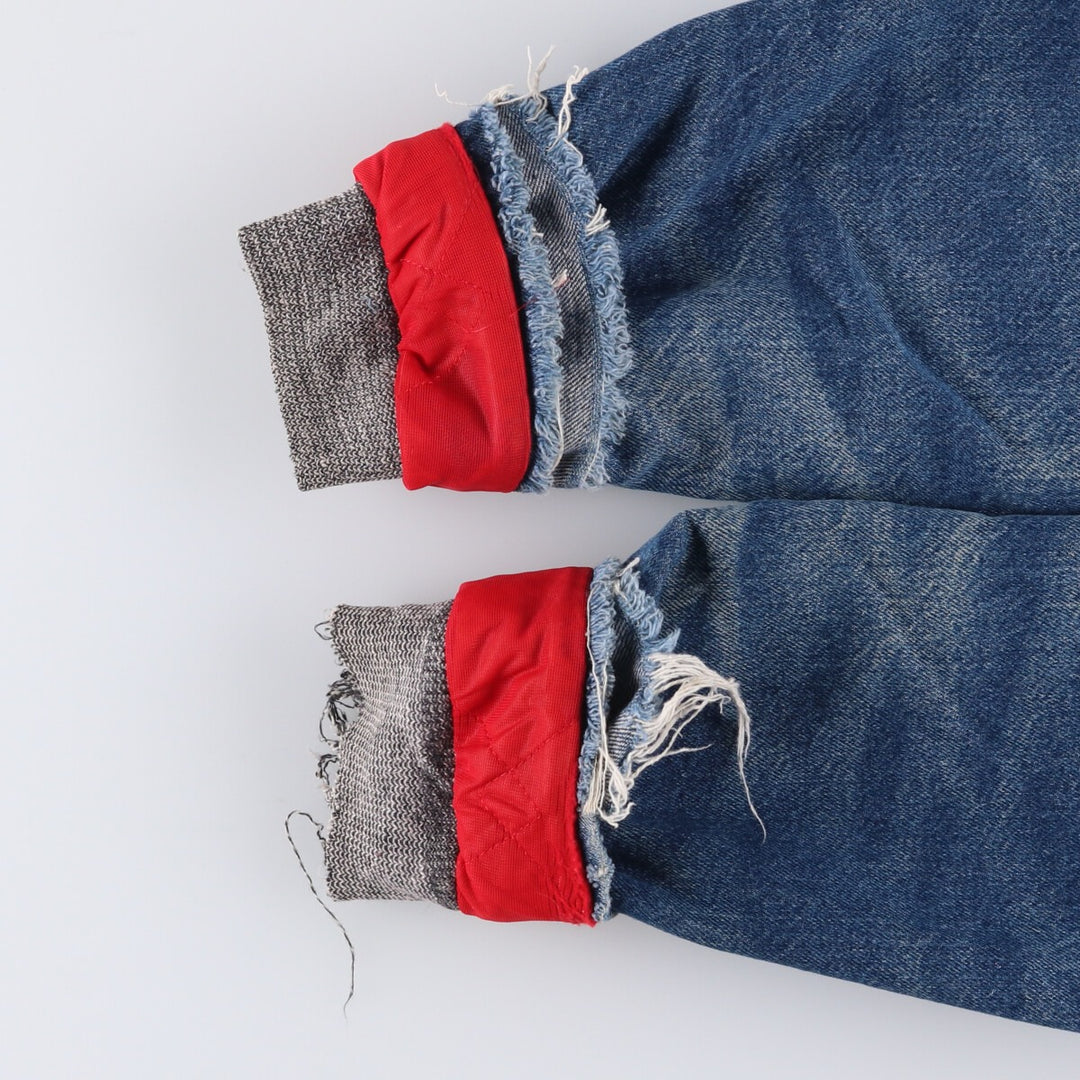 Vintage 70'S Key denim coveralls, men's size XL unclear blue type Vintage Second Hand