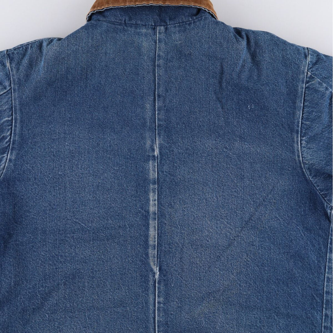 Vintage 70'S Key denim coveralls, men's size XL unclear blue type Vintage Second Hand