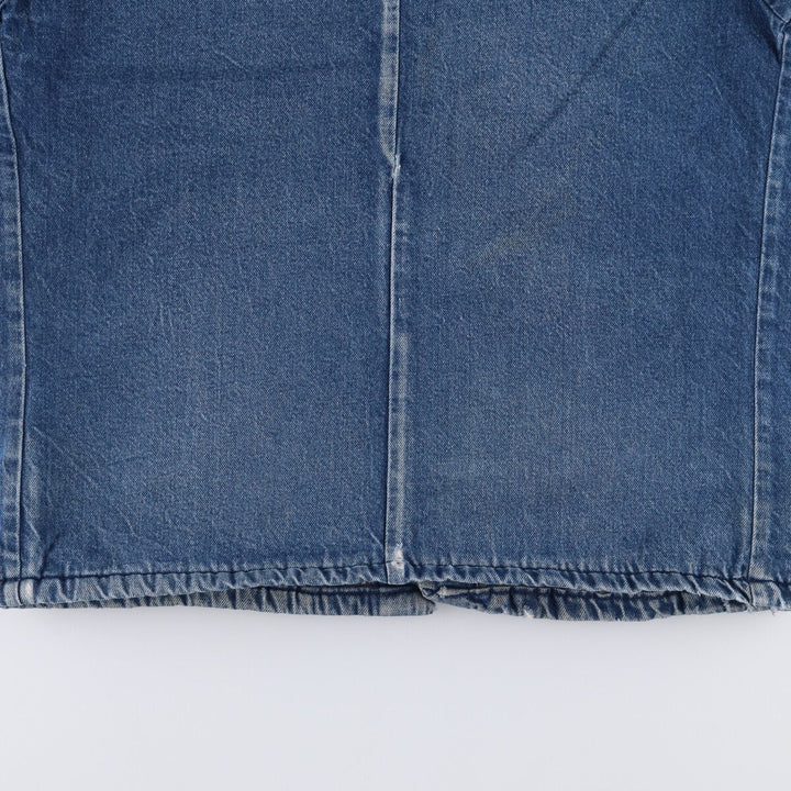 Vintage 70'S Key denim coveralls, men's size XL unclear blue type Vintage Second Hand