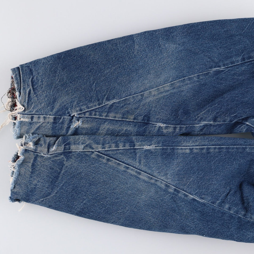 Vintage 70'S Key denim coveralls, men's size XL unclear blue type Vintage Second Hand