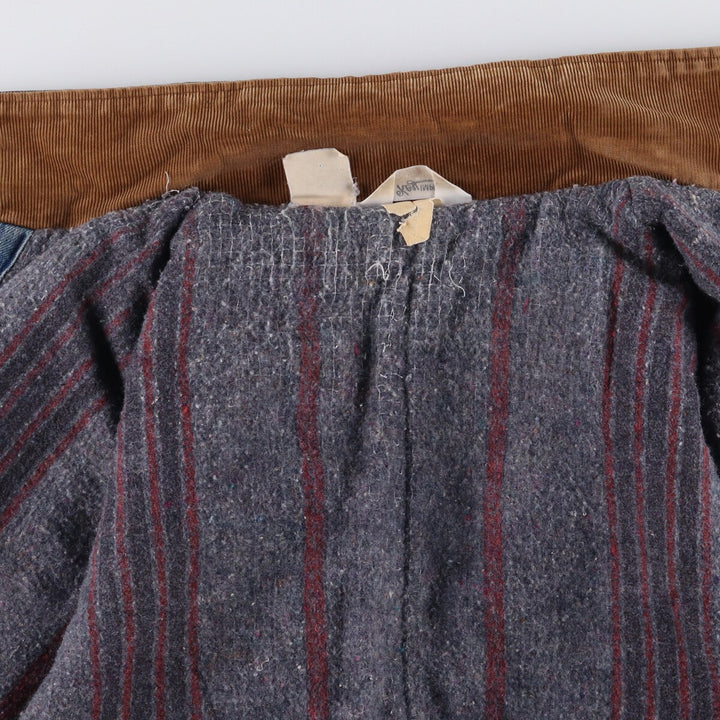 Vintage 70'S Key denim coveralls, men's size XL unclear blue type Vintage Second Hand