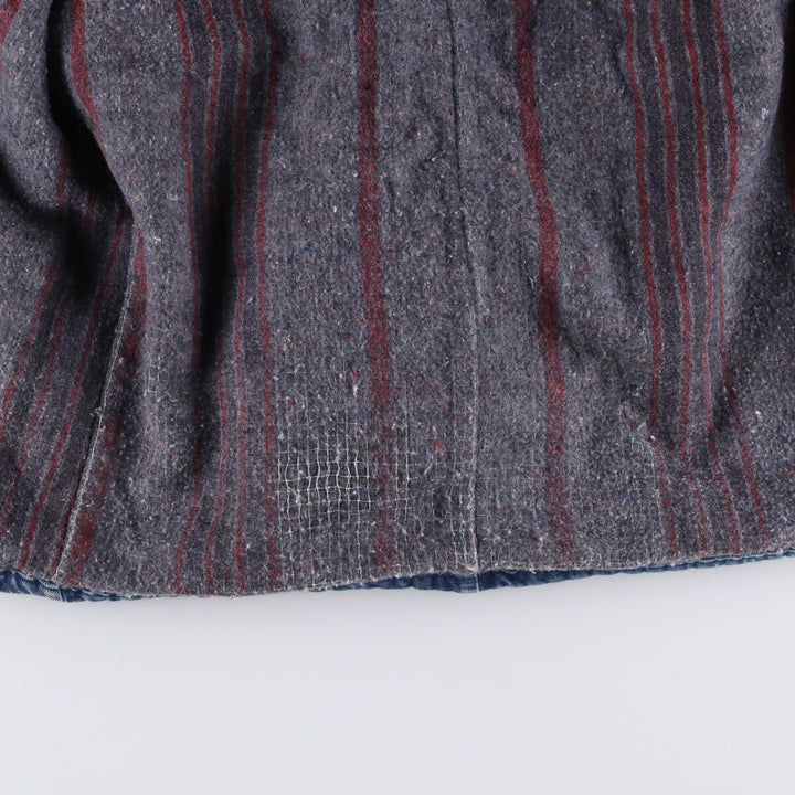 Vintage 70'S Key denim coveralls, men's size XL unclear blue type Vintage Second Hand