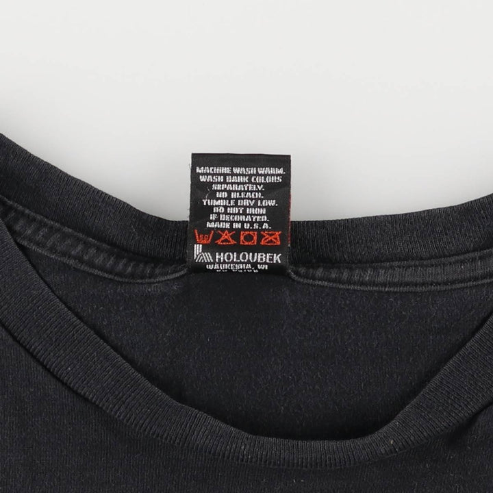 Harley-Davidson Motorcycle Bike T-shirt Made in USA Men's XL cotton black type Vintage Second Hand
