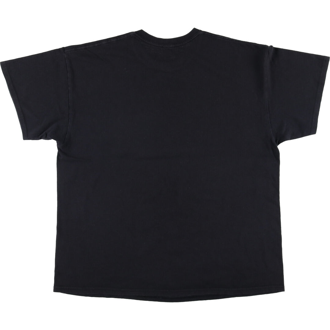 NARUTO SHIPPUDEN Naruto Shippuden Uchiha Sasuke Anime Character Print T-Shirt Men's XL cotton black type Vintage Second Hand