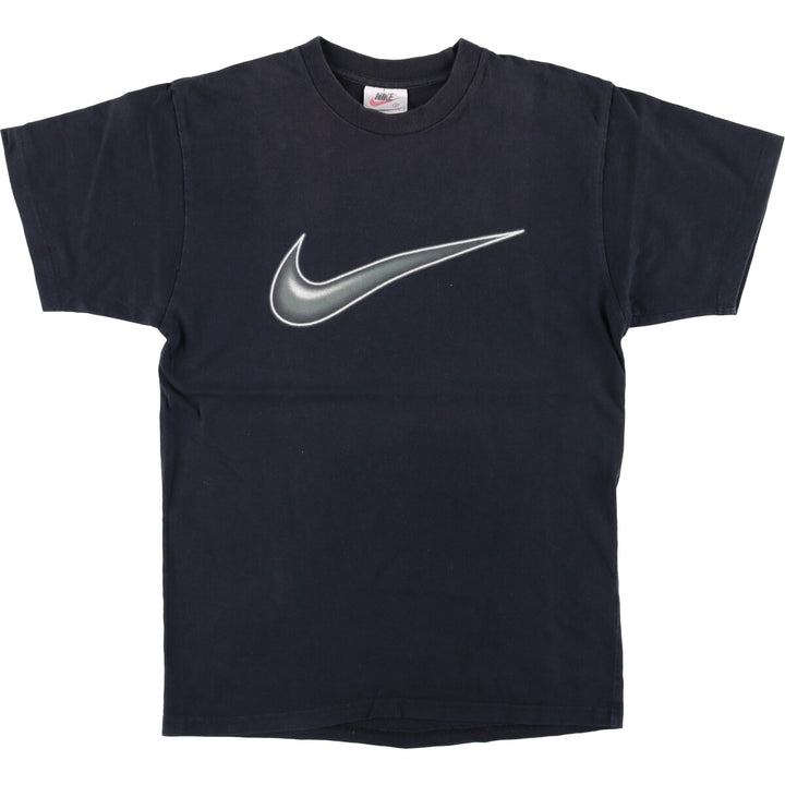 90'S Nike Logo Print T-Shirt, Men's S Size, Vintage cotton black type Vintage Second Hand
