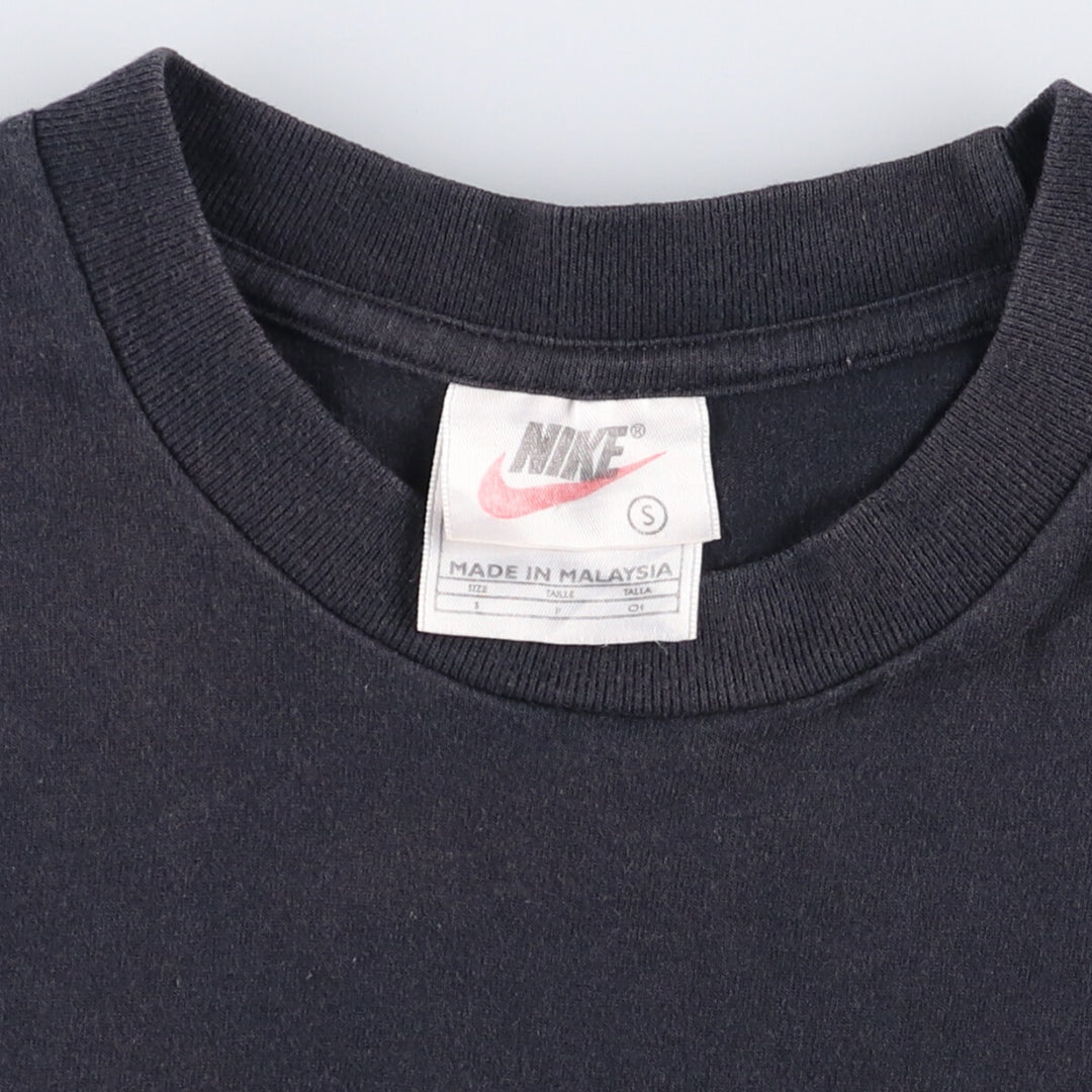 90'S Nike Logo Print T-Shirt, Men's S Size, Vintage cotton black type Vintage Second Hand